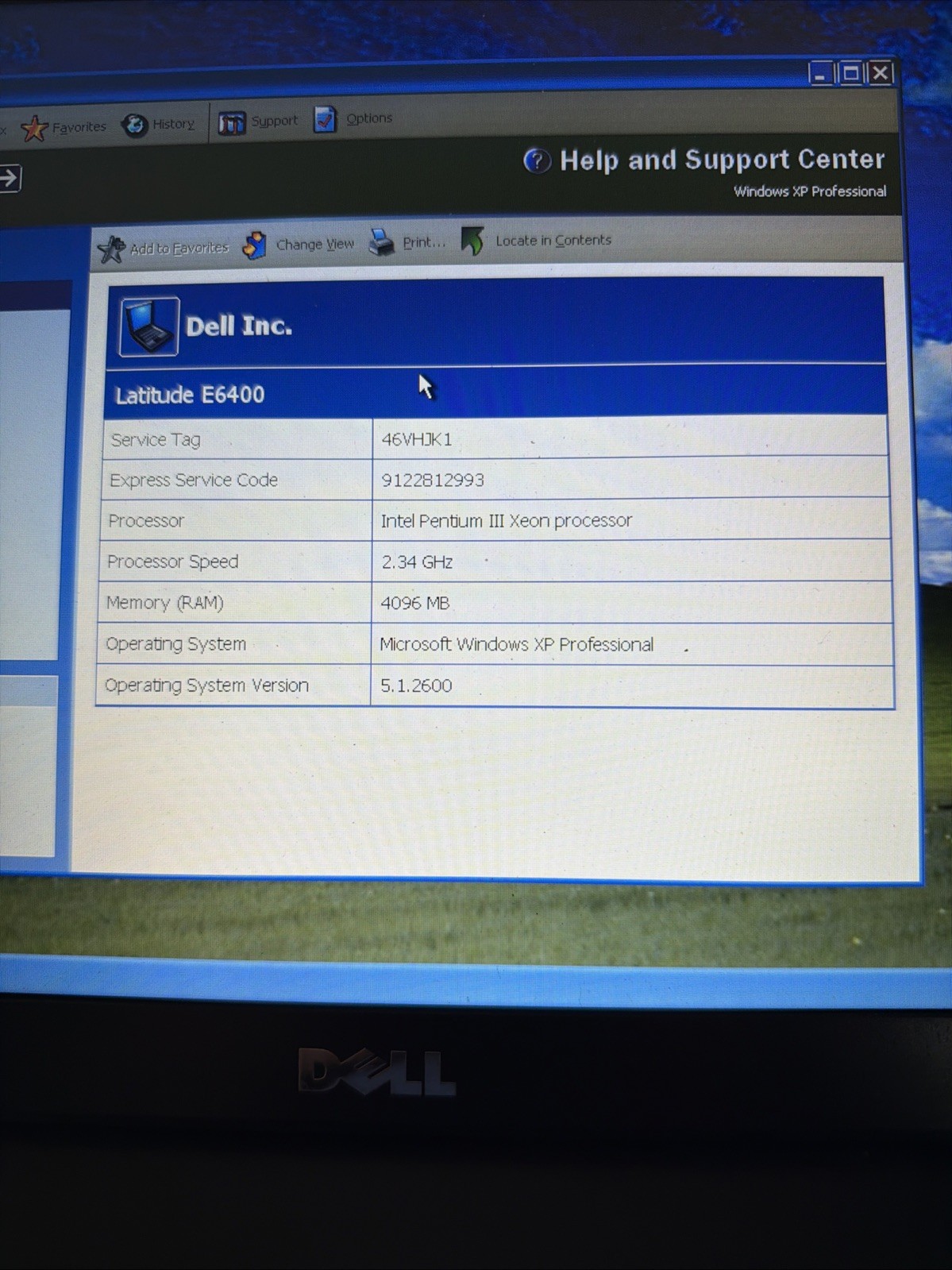 Dell Latitude E6400 Intel Pentium III Xeon 2.34GHz 4GB RAM 75GB HDD Wind. XP Pro