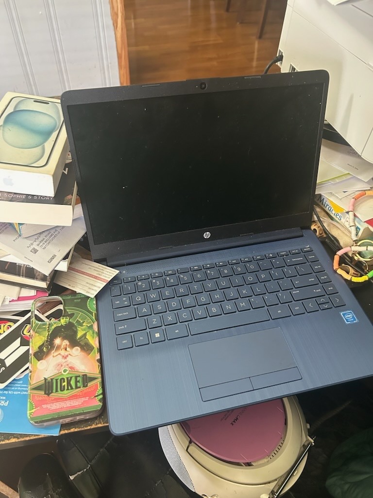 HP 14 inch HD Windows Laptop AMD Athlon 7120 4GB RAM 128GB SSD Blue