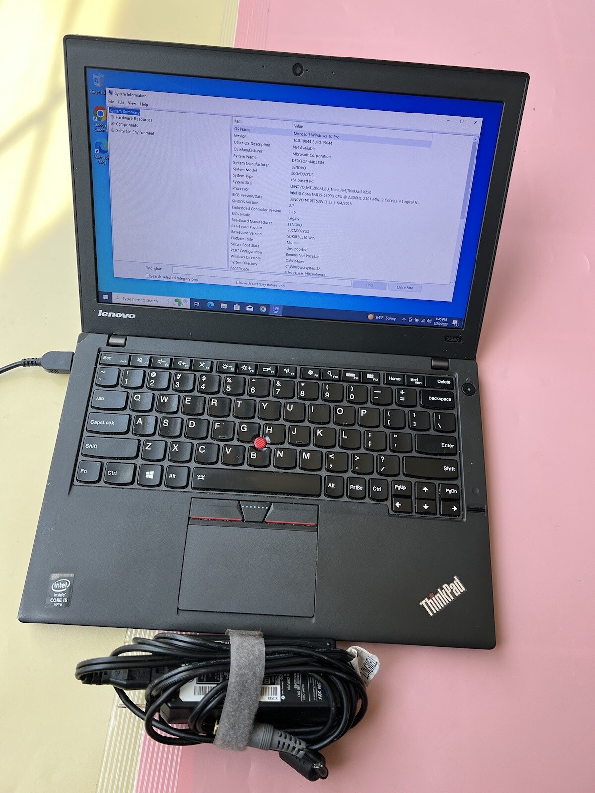 Lenovo Thinkpad X250 Core i5-5300U 8GB 500GB HDD WEBCAM BACKLIT BLUETOOTH