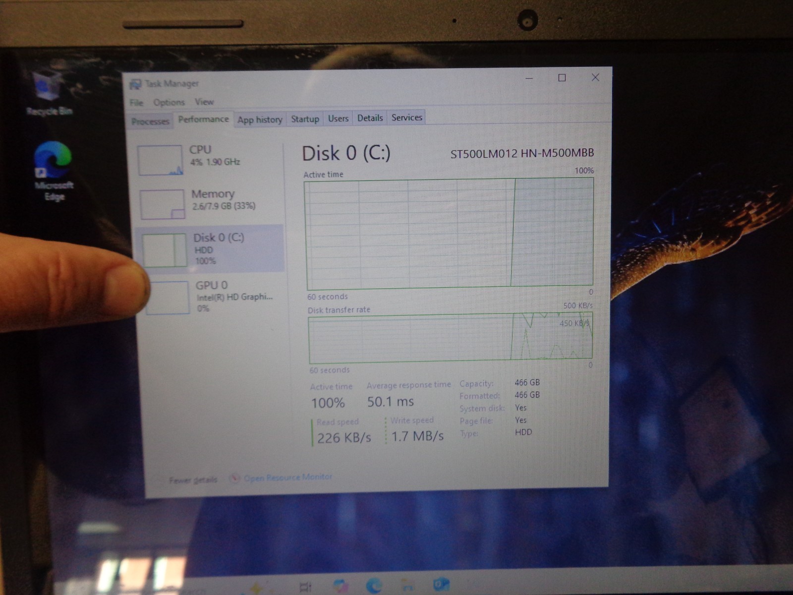 Dell Inspiron 15 3542 Core i3-4030U 1.9GHz 8GB RAM 500GB SSD 15.6″ Touch Win10