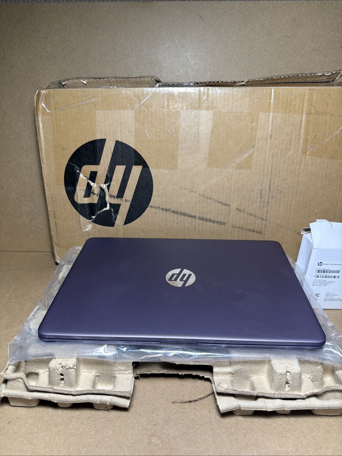 New HP 14-dq3024ds 14″ Laptop – Intel N4500/ 4GB/ 64GB eMMC/Windows 11 S Purple