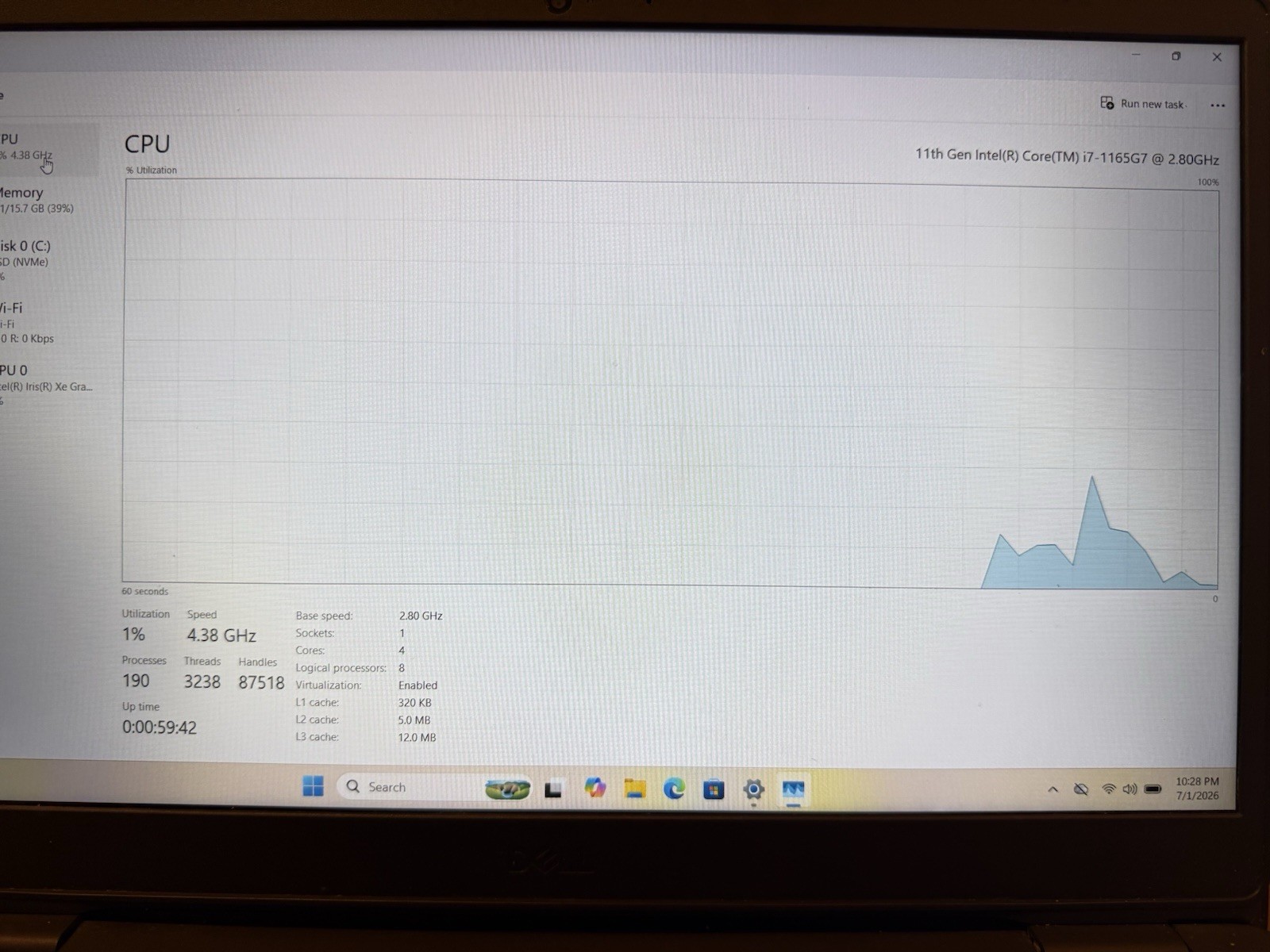 Dell Inspiron 3501 15.6″ (512GB SSD, Intel Core i7 11th Gen., 16GB) Windows 11