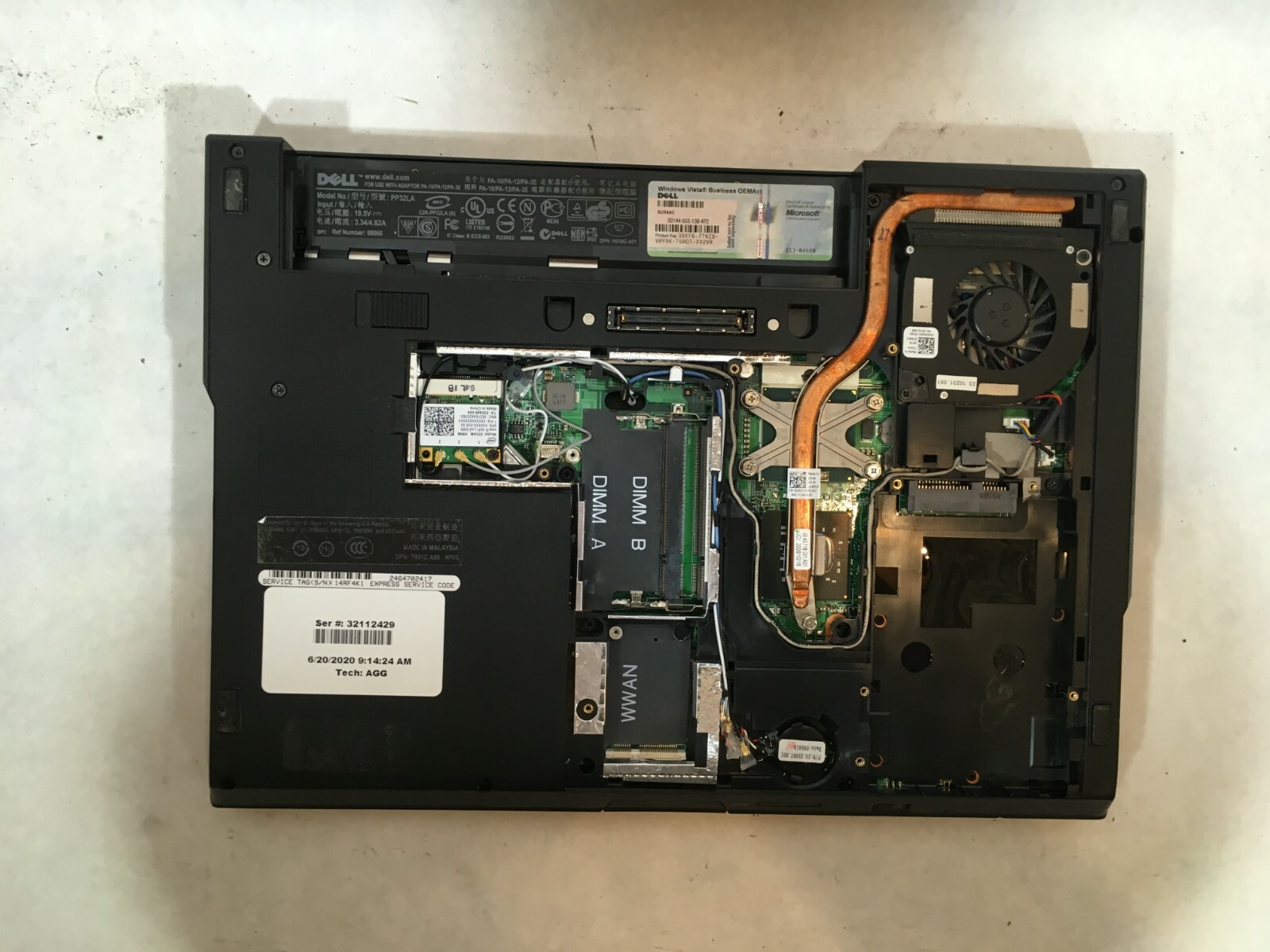 Dell Latitude E5400 Core 2 Duo Bad SATA Connection Boots- FT