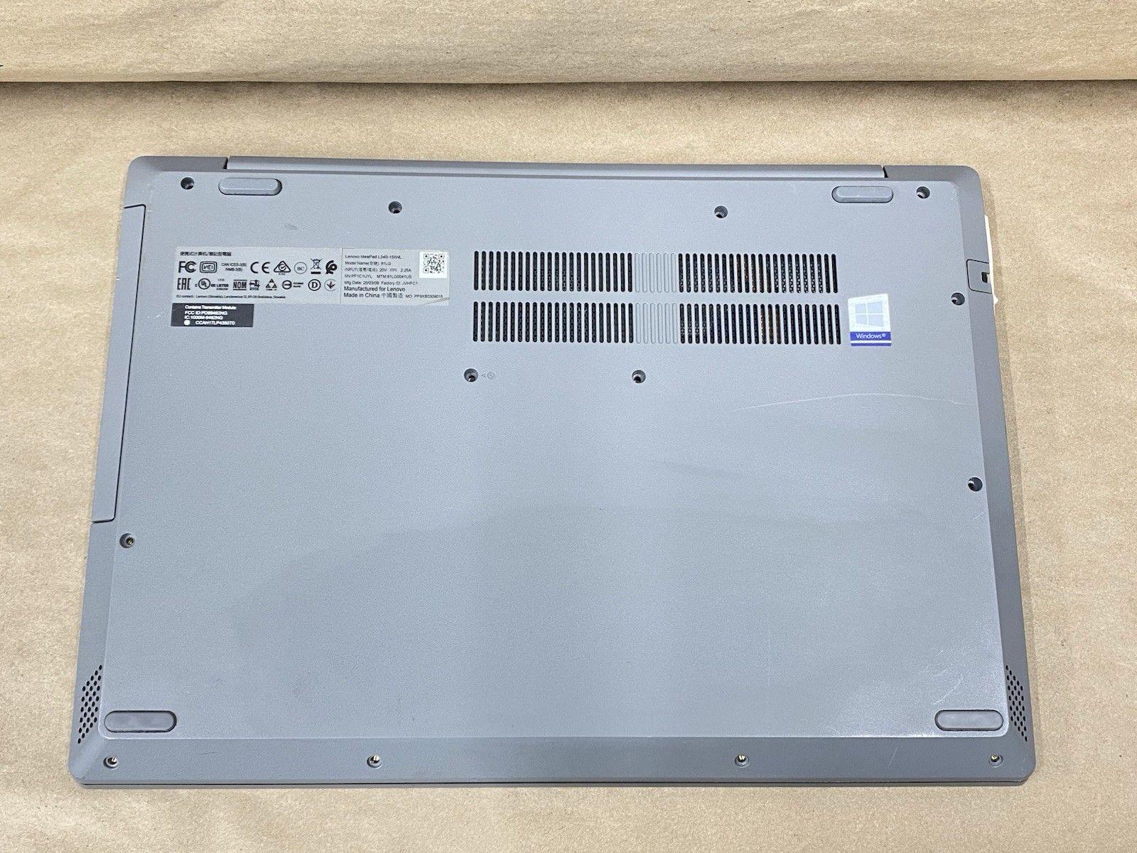 Lenovo 81LG – 15.5″ HD – CPU 5405U – 4GB – 256GB SSD – Win 11 Pro – READ