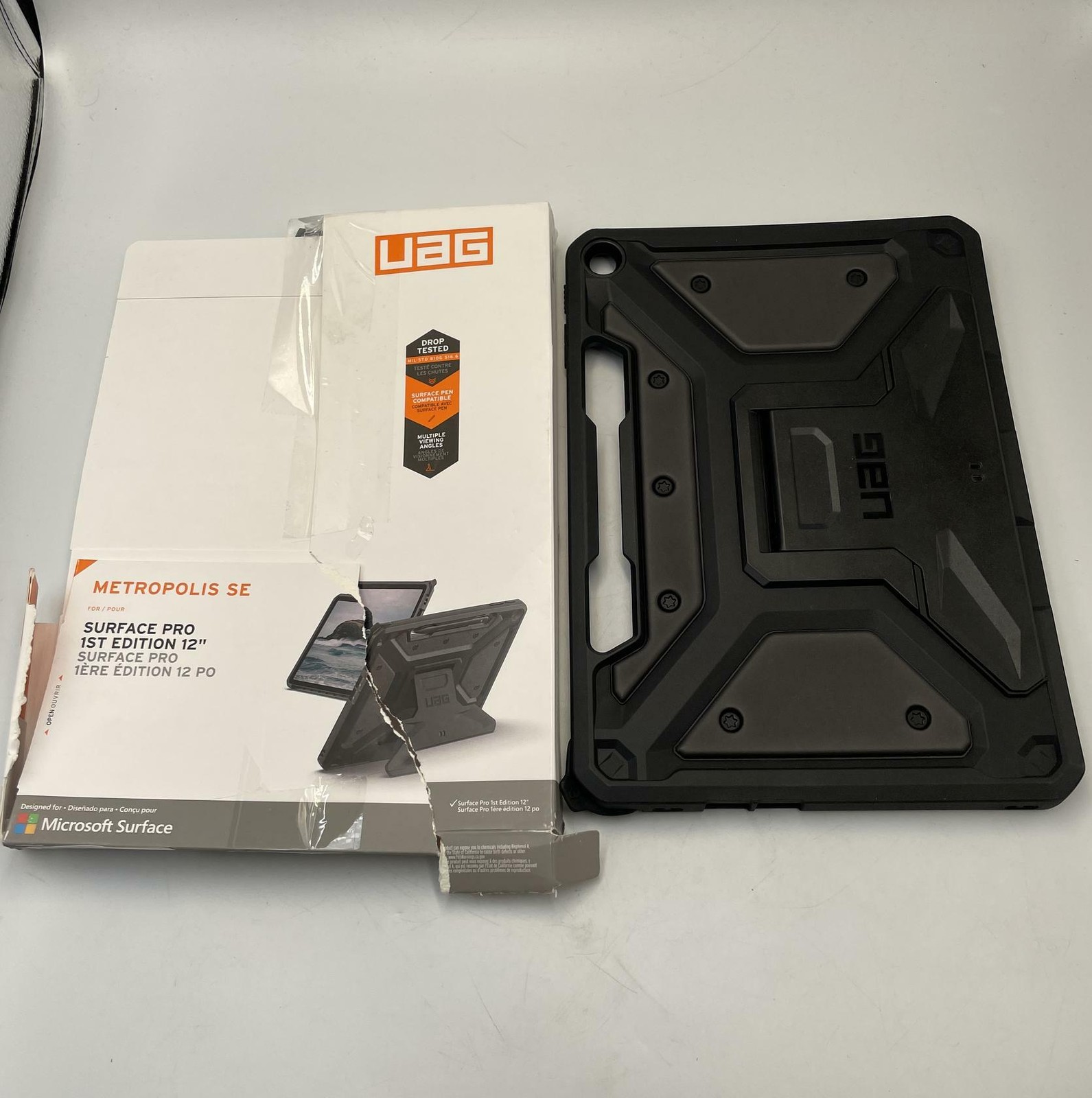 URBAN ARMOR GEAR UAG Designed for Microsoft Surface Pro 1st Edition Case-Black
