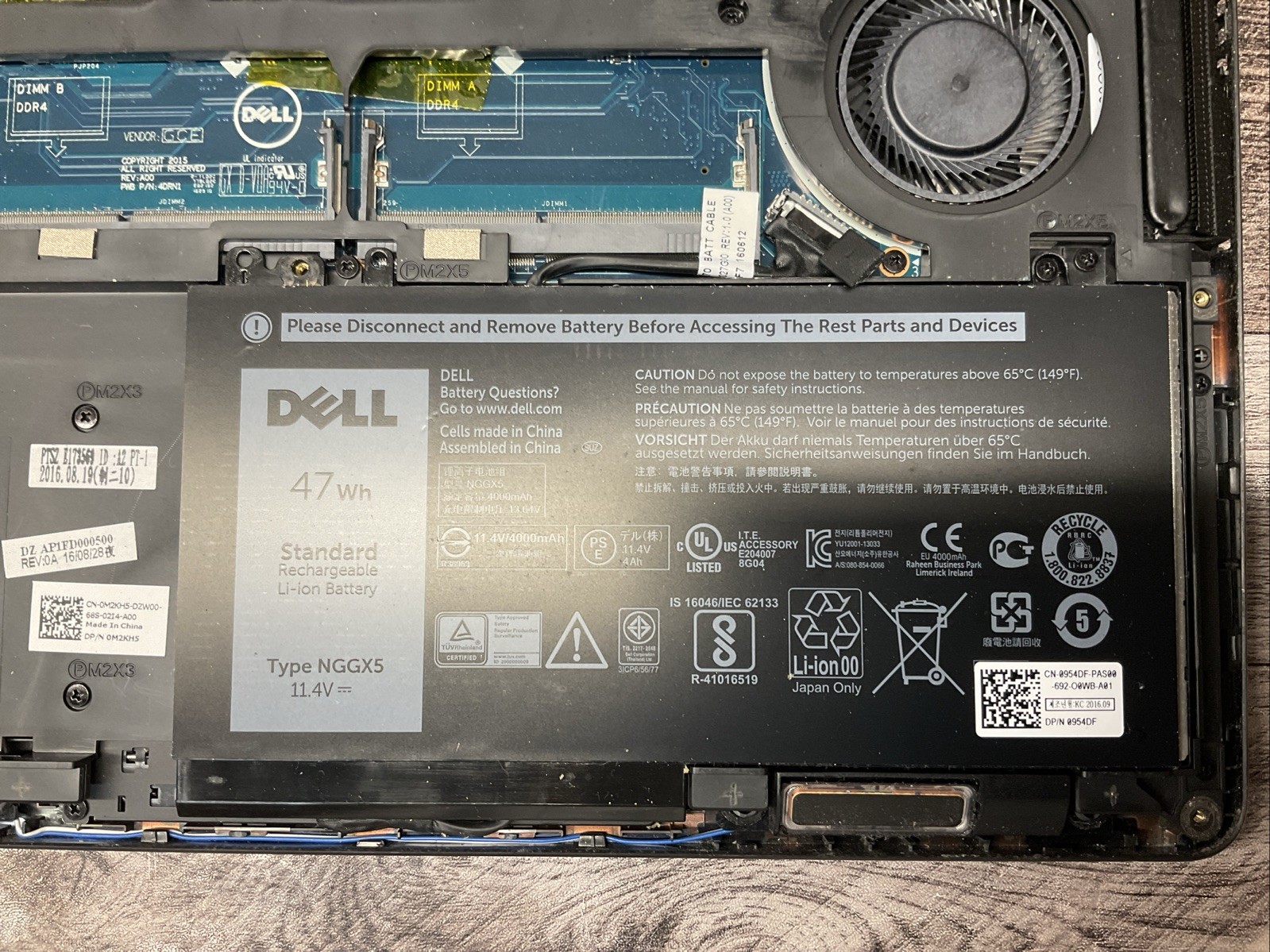 Dell Latitude E5470 / Intel Core i5 6th Gen / BIOS Unlocked / Parts Repair / J6