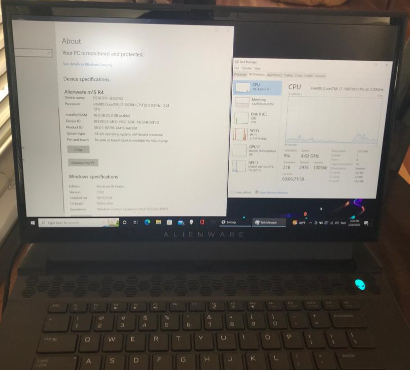Alienware – m15 R4 15.6″ FHD Gaming Laptop i7-16GB RAM – RTX 3070 – 512 GB SSD