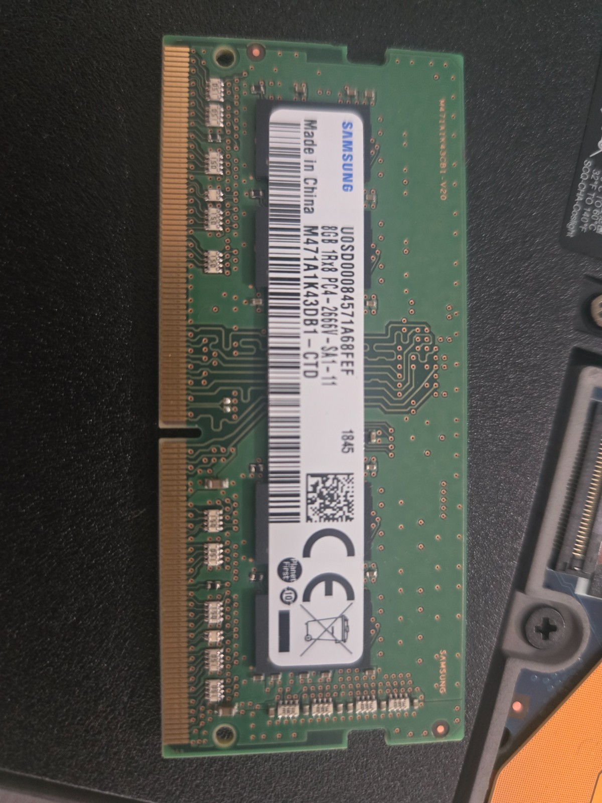 hp elitebook 840 g3 parts (2x8gb ddr4)