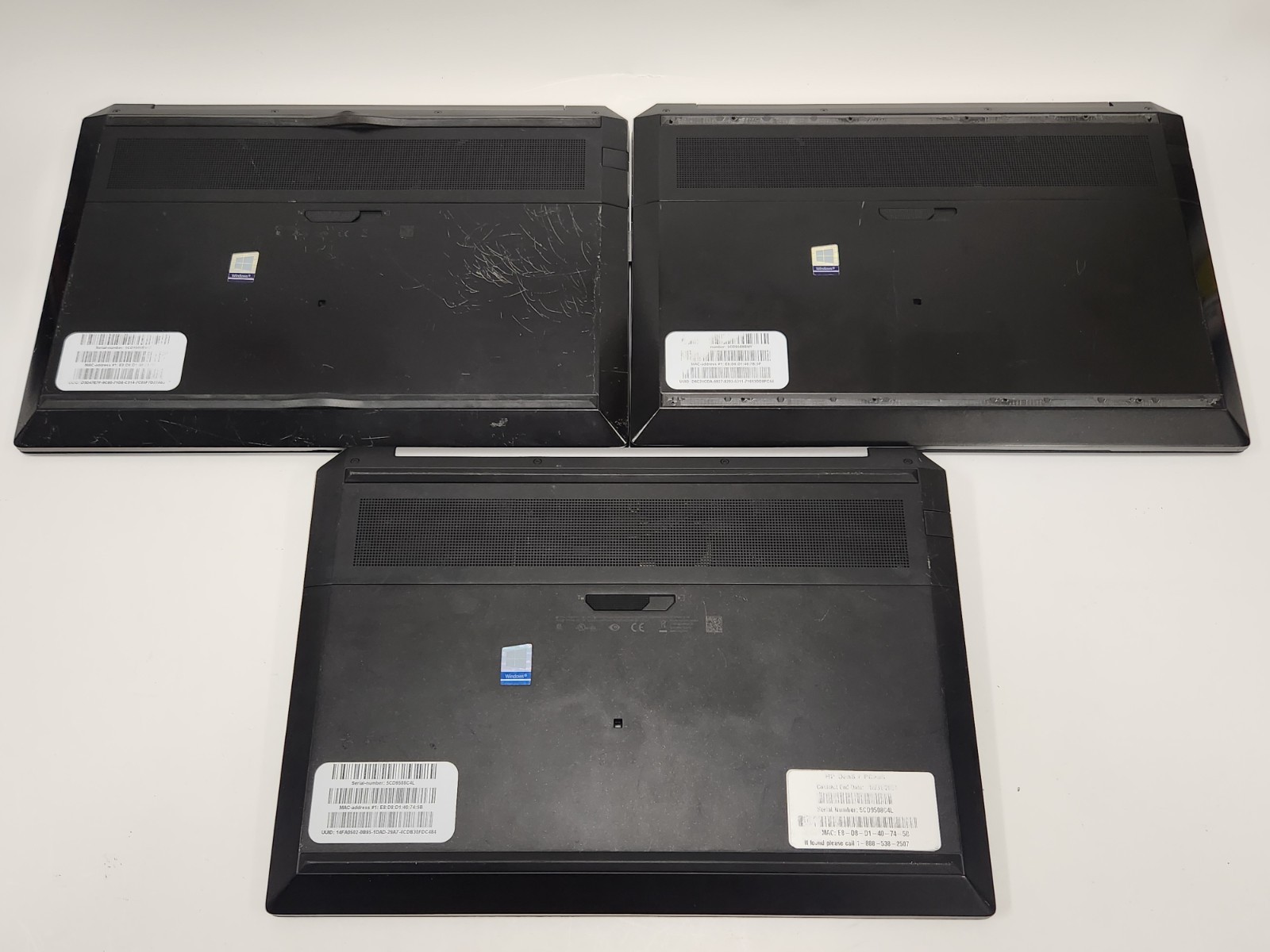 Lot of 3 HP ZBook 15 G6 i7-9850H 2.60GHz 32GB Ram 512GB SSD W11P NVIDIA T2000