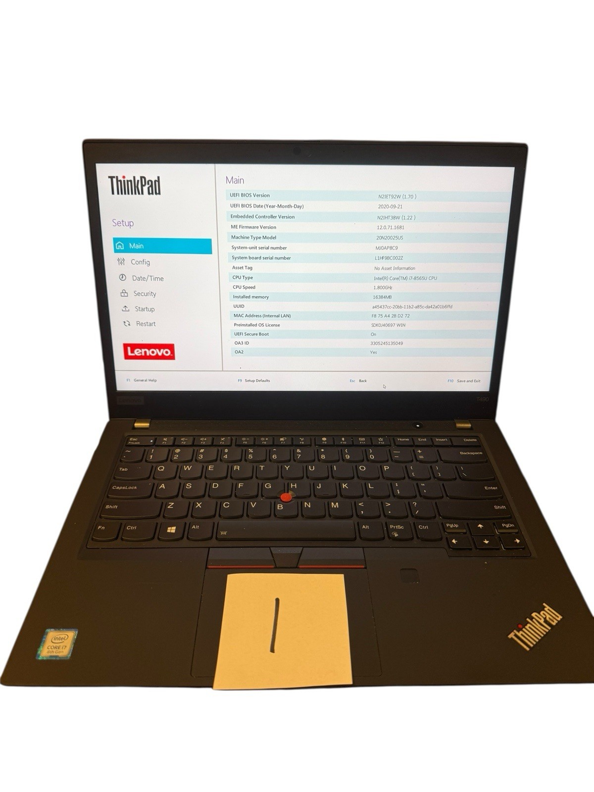 Lenovo ThinkPad Laptop T490 T480 T470 X270 i5 i7 *LOT/4 *PARTS *READ *FREESHIP