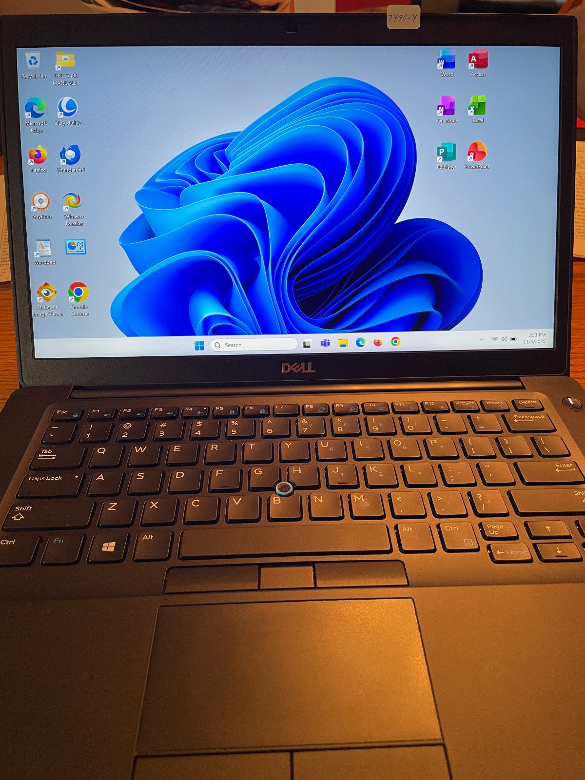 Dell 7490 14″ Laptop i5 *TOUCH* 16GB/512gb+1tb/Win11 Pro 25H2+Office 2021-4 MORE