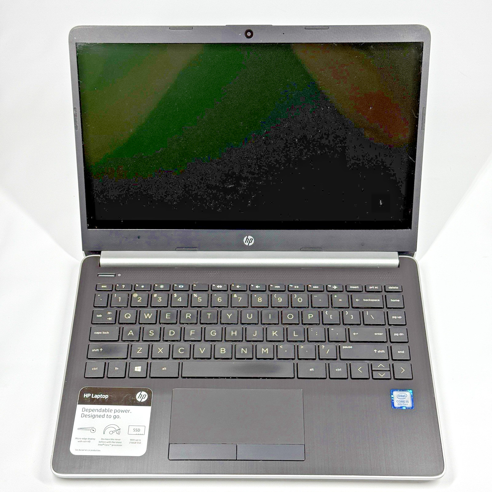HP 14-cf0051od 14″ Laptop i5-8250U 8GB RAM 256GB SSD Windows 11 w/OEM Charger