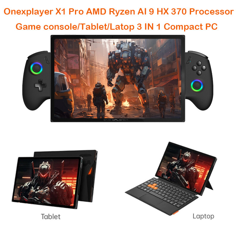 OneXPlayer X1 PRO AMD AI 9 HX 370 32GB RAM +1TB SSD 3-IN-1 PC Game Console