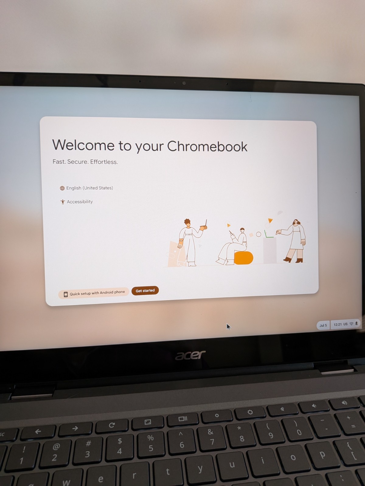Acer Chromebook Spin 713 CP713-2W (16GB RAM/256GB SSD, 2K 3:2, Intel i5-10210U)