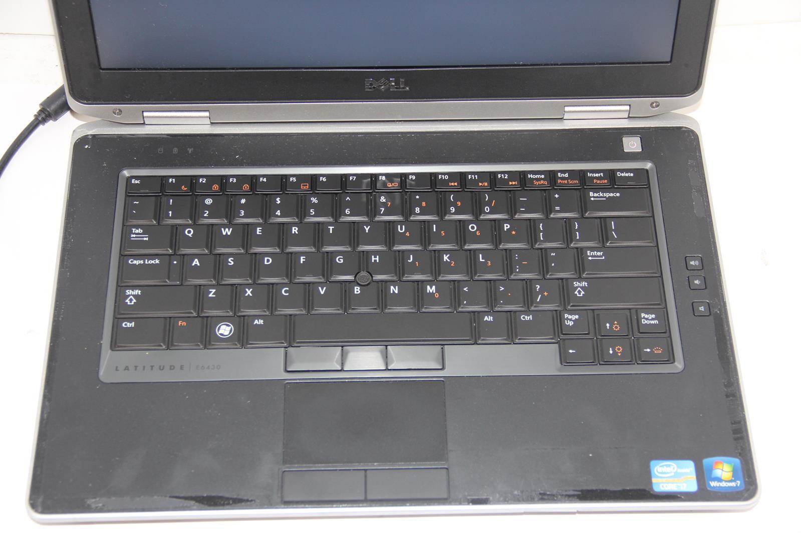 DELL LATITUDE E6430 Core i7 2.60GHz 8GB RAM DVD-RW No HDD No Battery 14″ Laptop