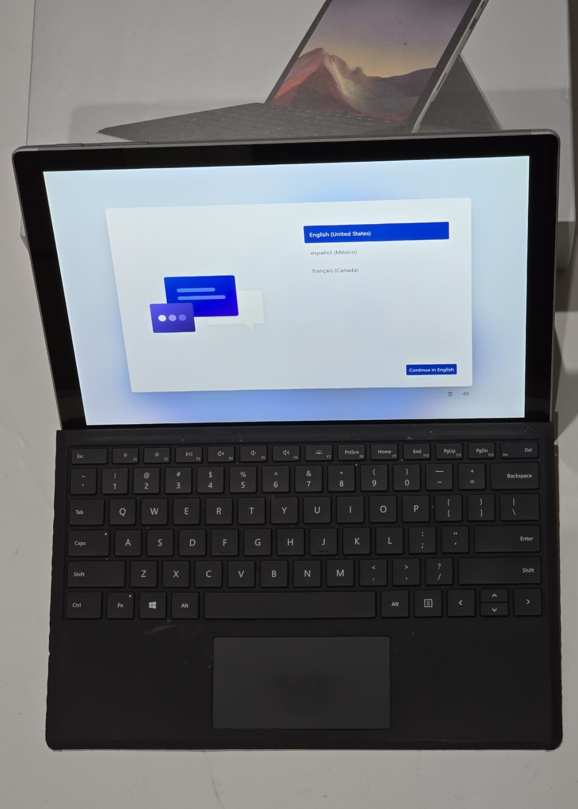 Complete: Microsoft Surface Pro 7 1866 i5/8GB/128GB + Type Cover Keyboard