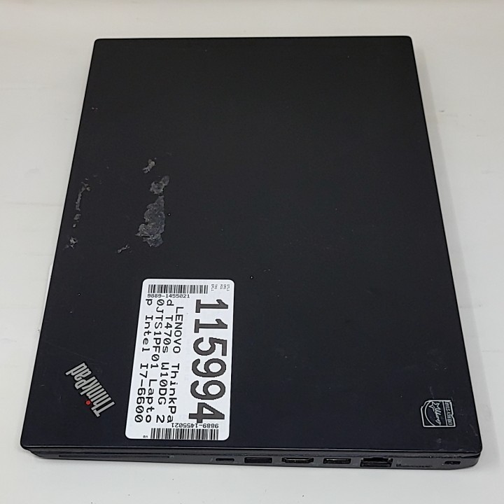 LENOVO 20JTS1PF01 ThinkPad T470s W10DG Laptop Intel I7-6600U 4GB 256GB SEE NOTES