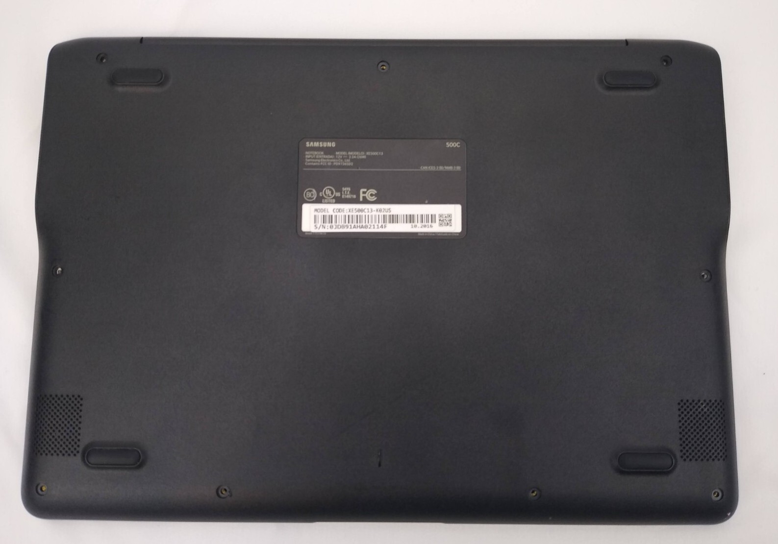 Samsung Chromebook 3 XE500C13 11.6″ for Repair or Parts BROKEN