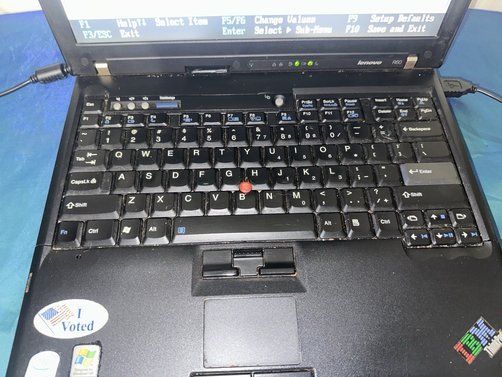 IBM ThinkPad Lenovo Type 9457 WinXP Laptop 1.83GHz 1GB RAM w/Charger Never Used!