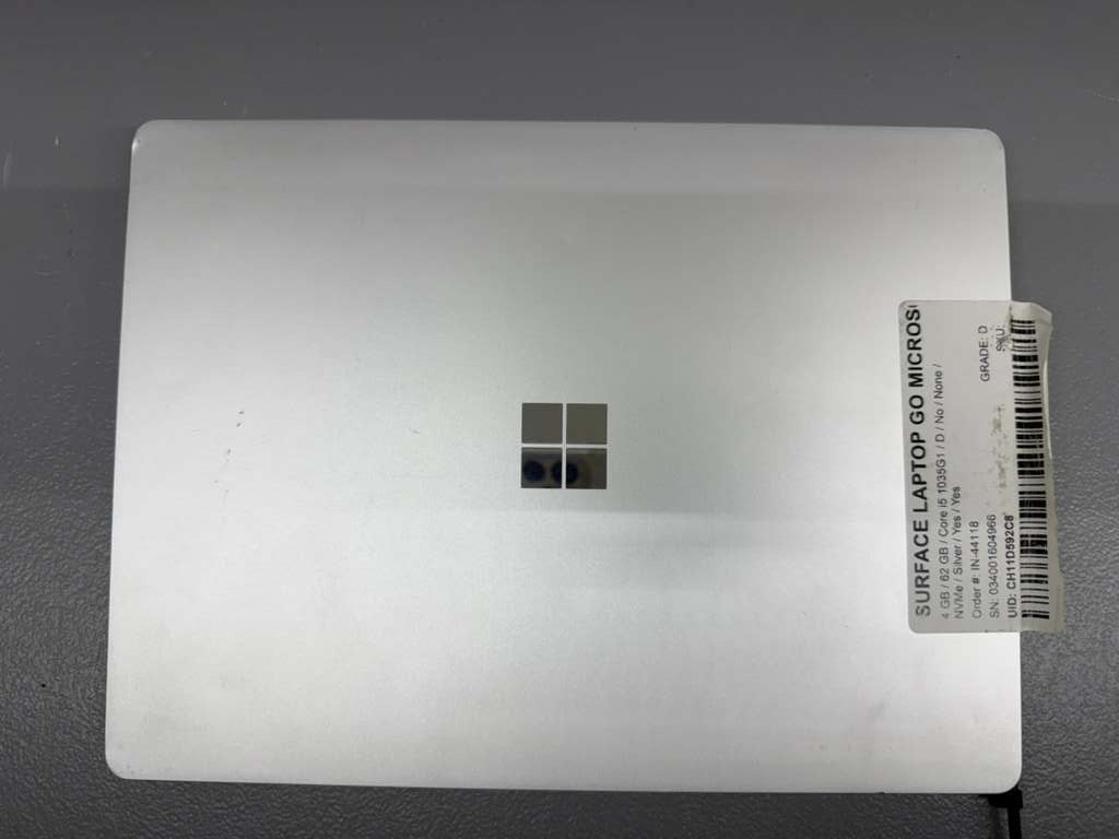 Microsoft Surface Laptop Go 12.4″ i5 62GB 4GB – READ DESC