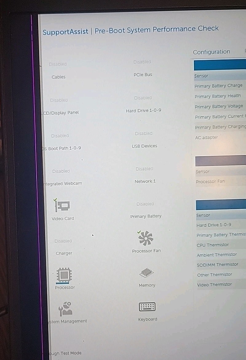 Dell Precision 3541, Broken Screen 256GB NVME, 8GB Ram, Core i7 9th Gen. No OS