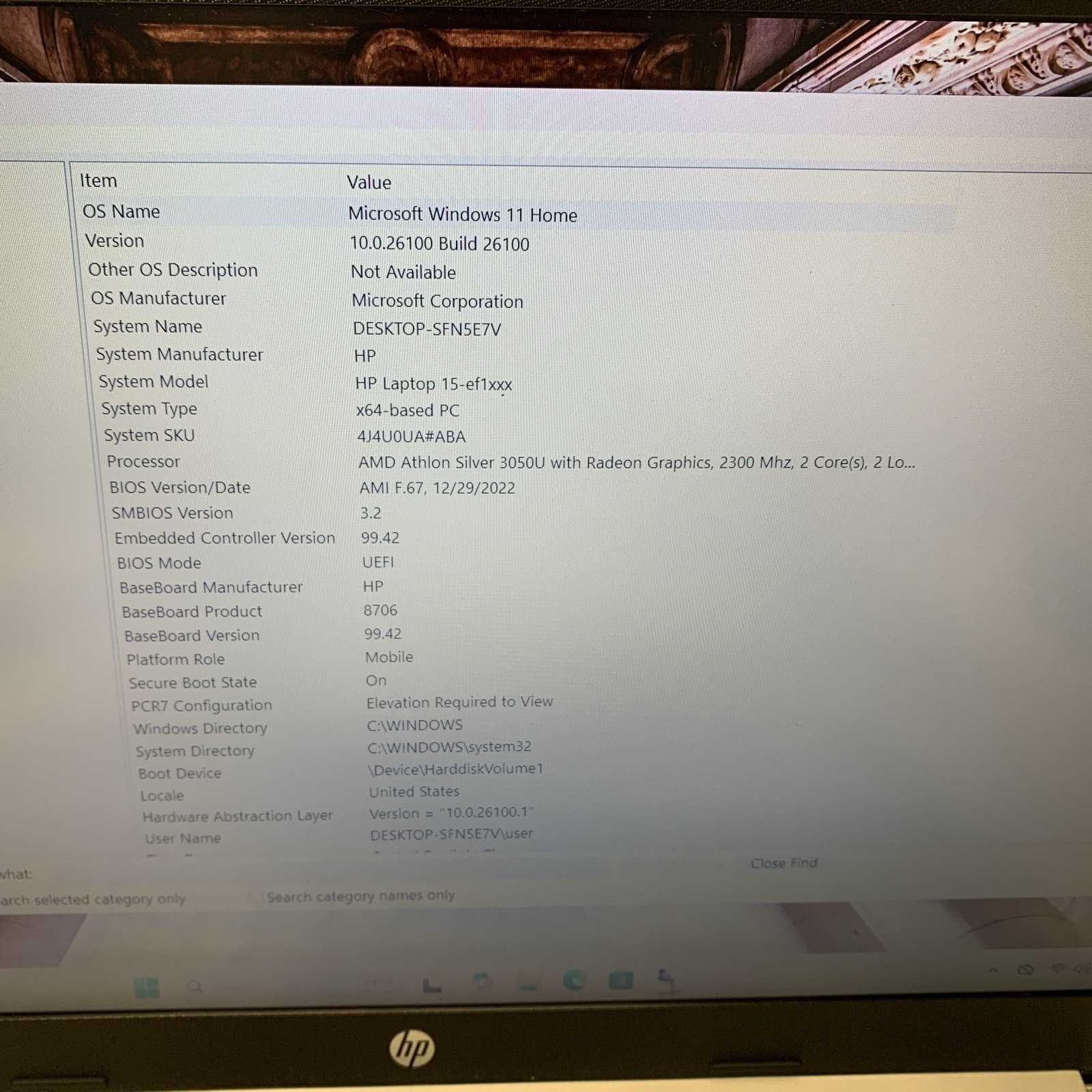 HP Laptop 15-ef1xxx 15 / 12GB Ram 256GB SSD Wind 11 Home