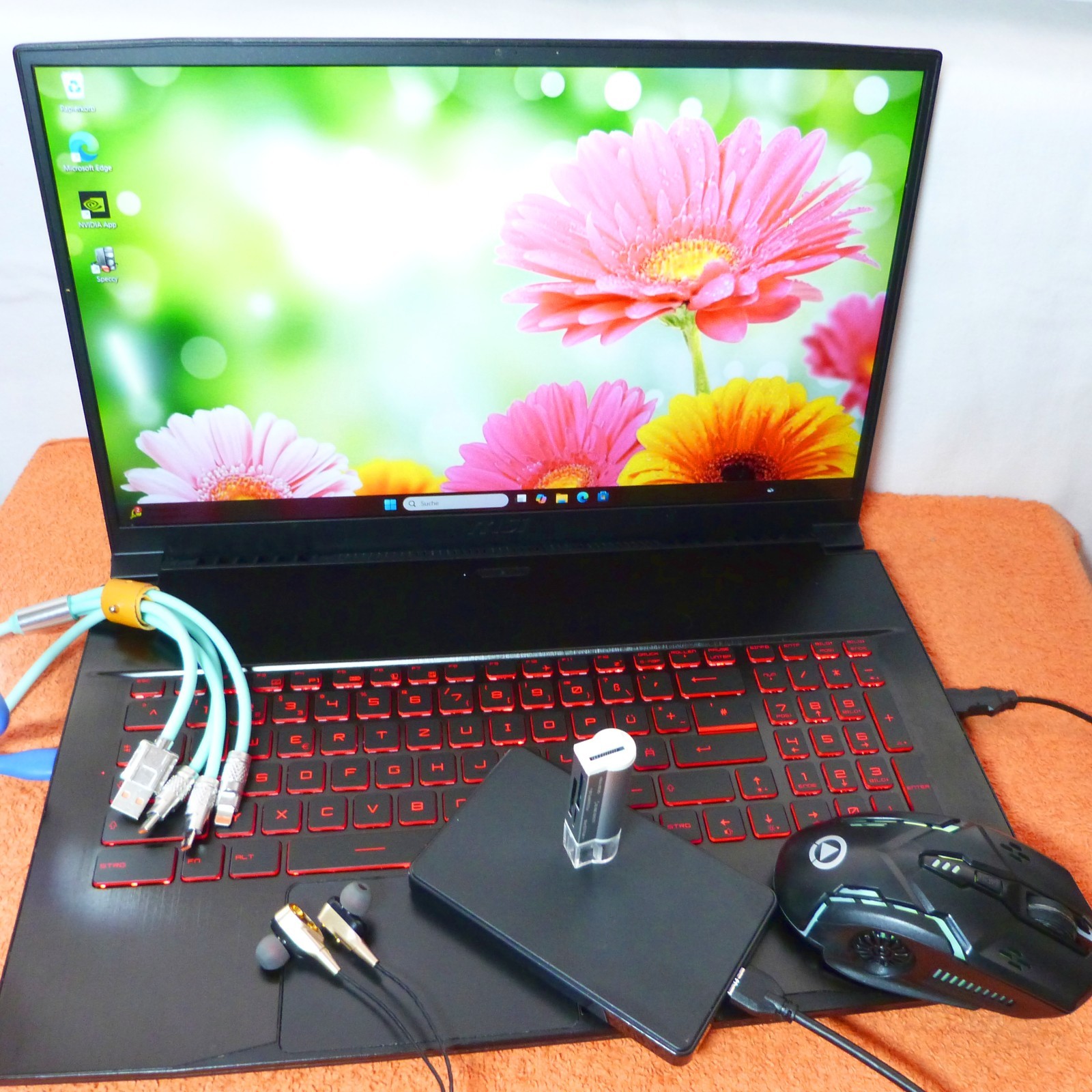 MSI GF75 17″ 144Hz FULLHD GAMING l 10Gen i7 I 32GB RAM NEW l SSD Windows 11