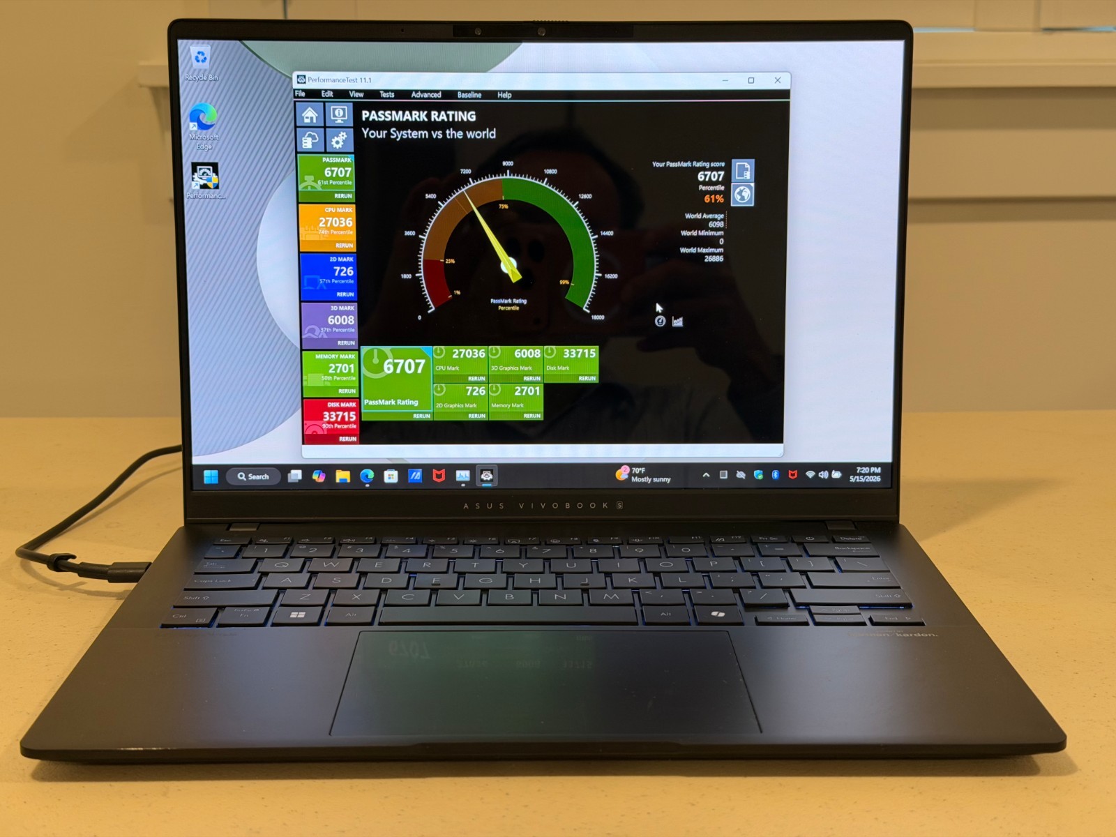ASUS VivoBook S 14 Intel Ultra 9 185H 16GB RAM 1TB SSD S5406MA-AS96 OLED HDR