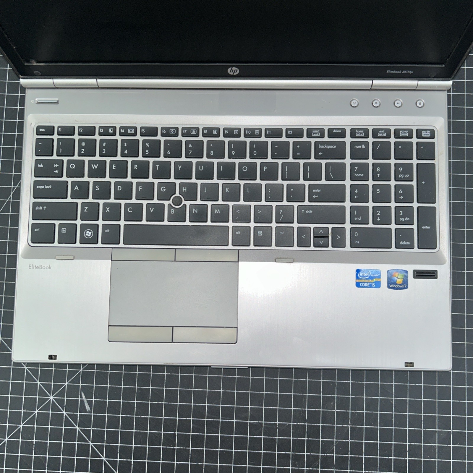 **PARTS/REPAIR**HP Elitebook 8570P Laptop with Power Cord