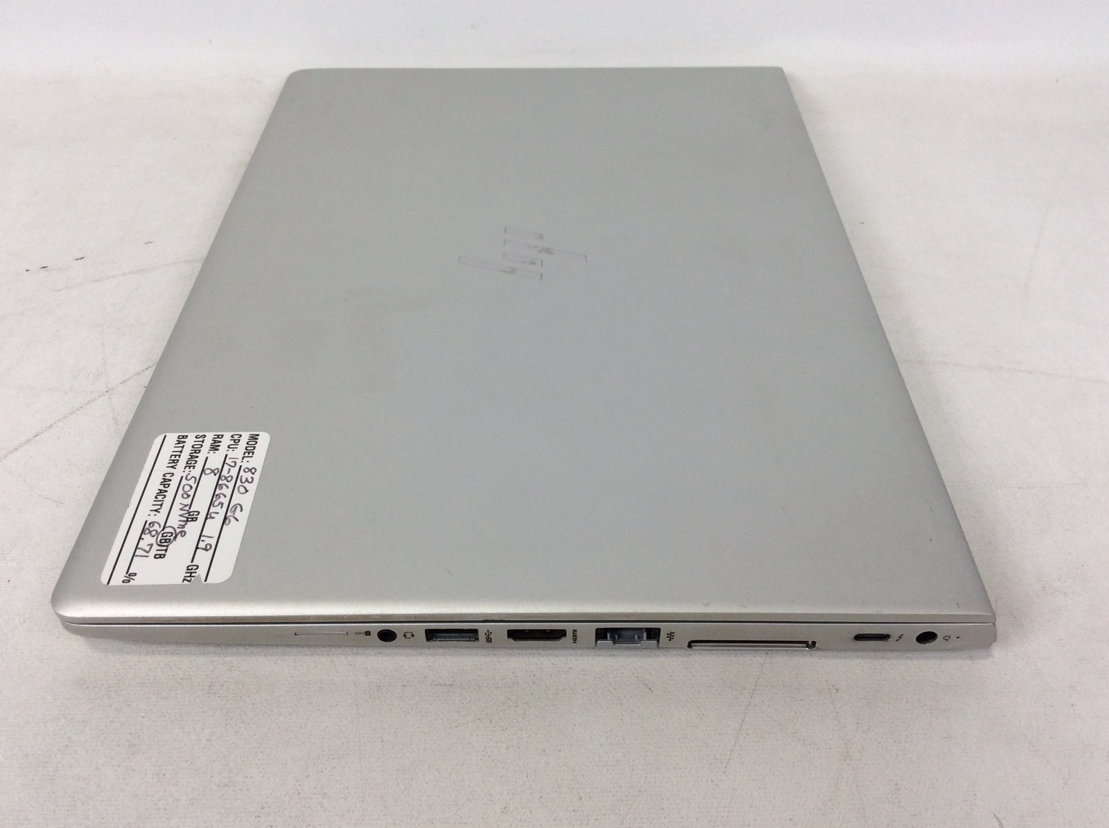 HP EliteBook 830 G6 13.3″ i7-8665U 1.9GHz 8GB RAM 500GB SSD Includes AC