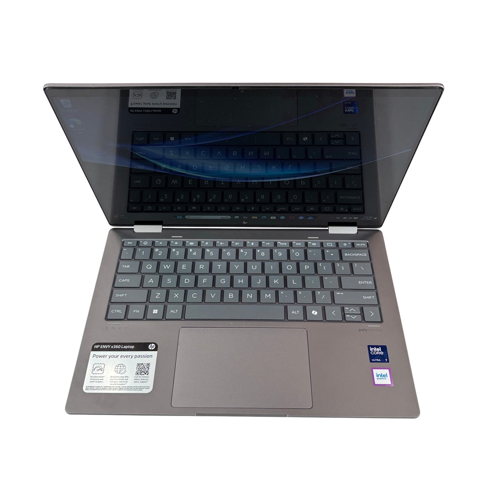 HP ENVY x360 14-fc0023dx Win 11 Ultra 7 155U 2.1GHz 16GB RAM 1TB SSD 14″ Touch