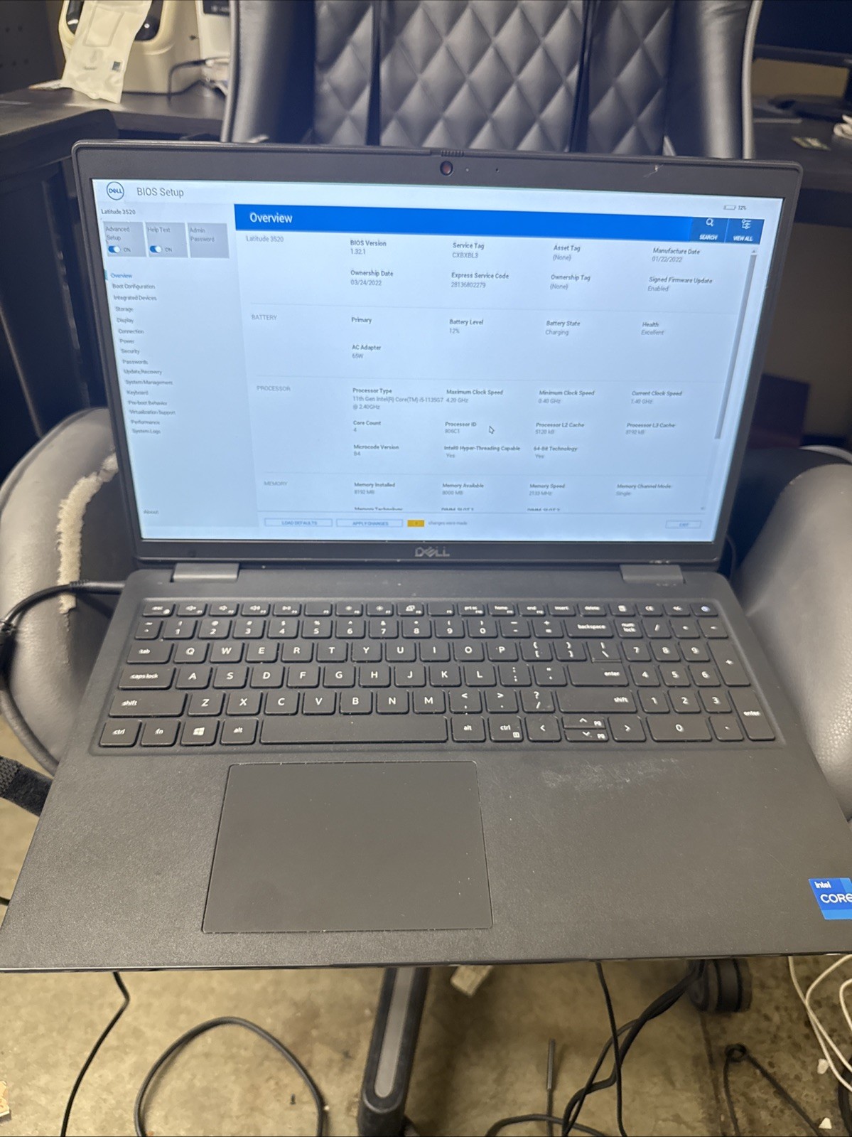 Dell Latitude 3520 i5 1135G7 2.40GHz/ 8G/256GB SSD 1920×1080 Win 11 Pro
