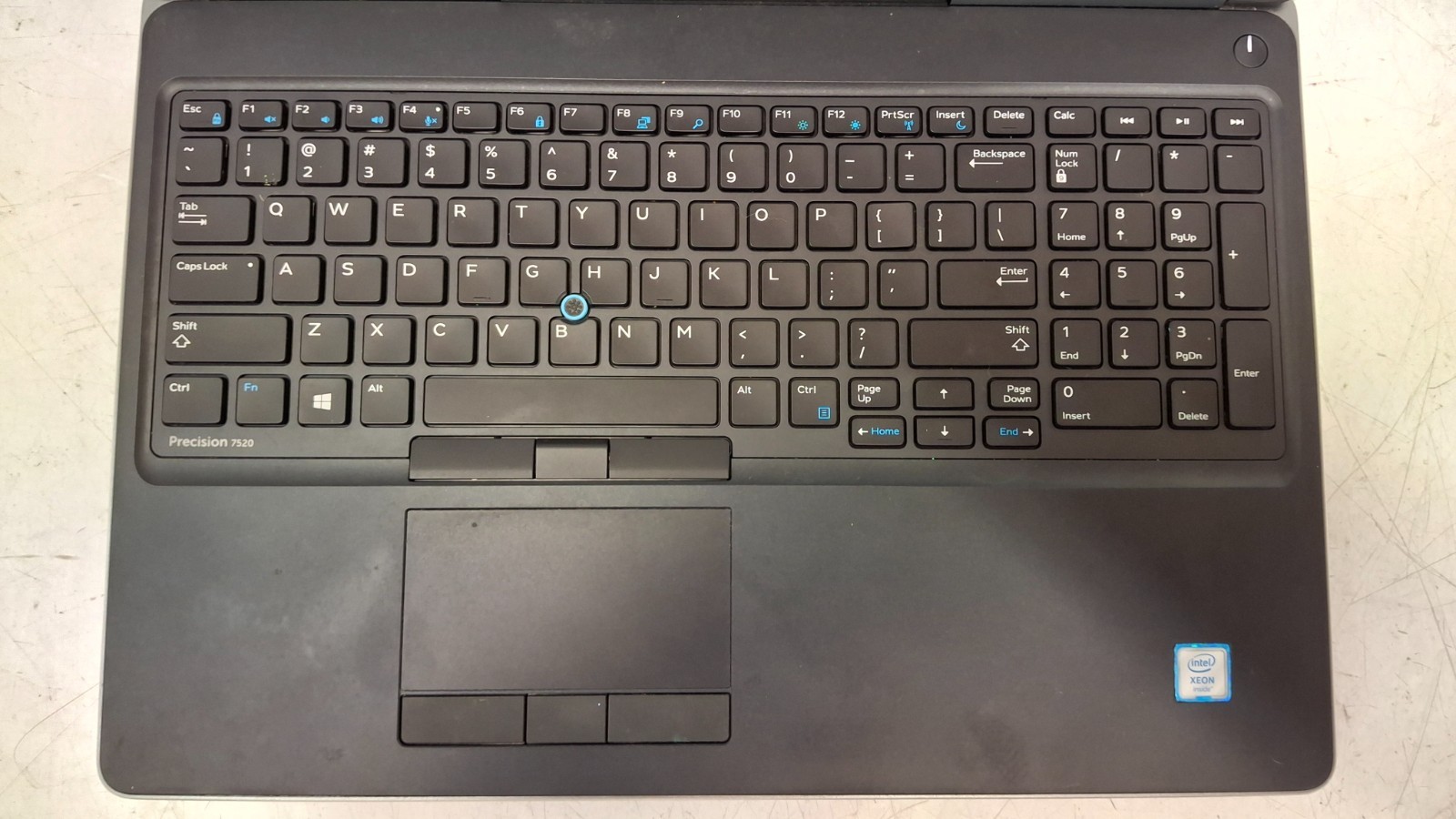 Dell Precision 7520 (Xeon E3-1505M, 16GB RAM, 240GB SSD, Nvidia GPU) NO CHARGER