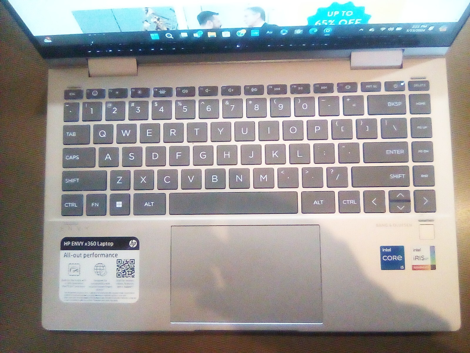 HP ENVY x360 Touch 15.6” (512GB SSD Intel Core i5-1135G7 4.2GHz 8GB RAM) Laptop
