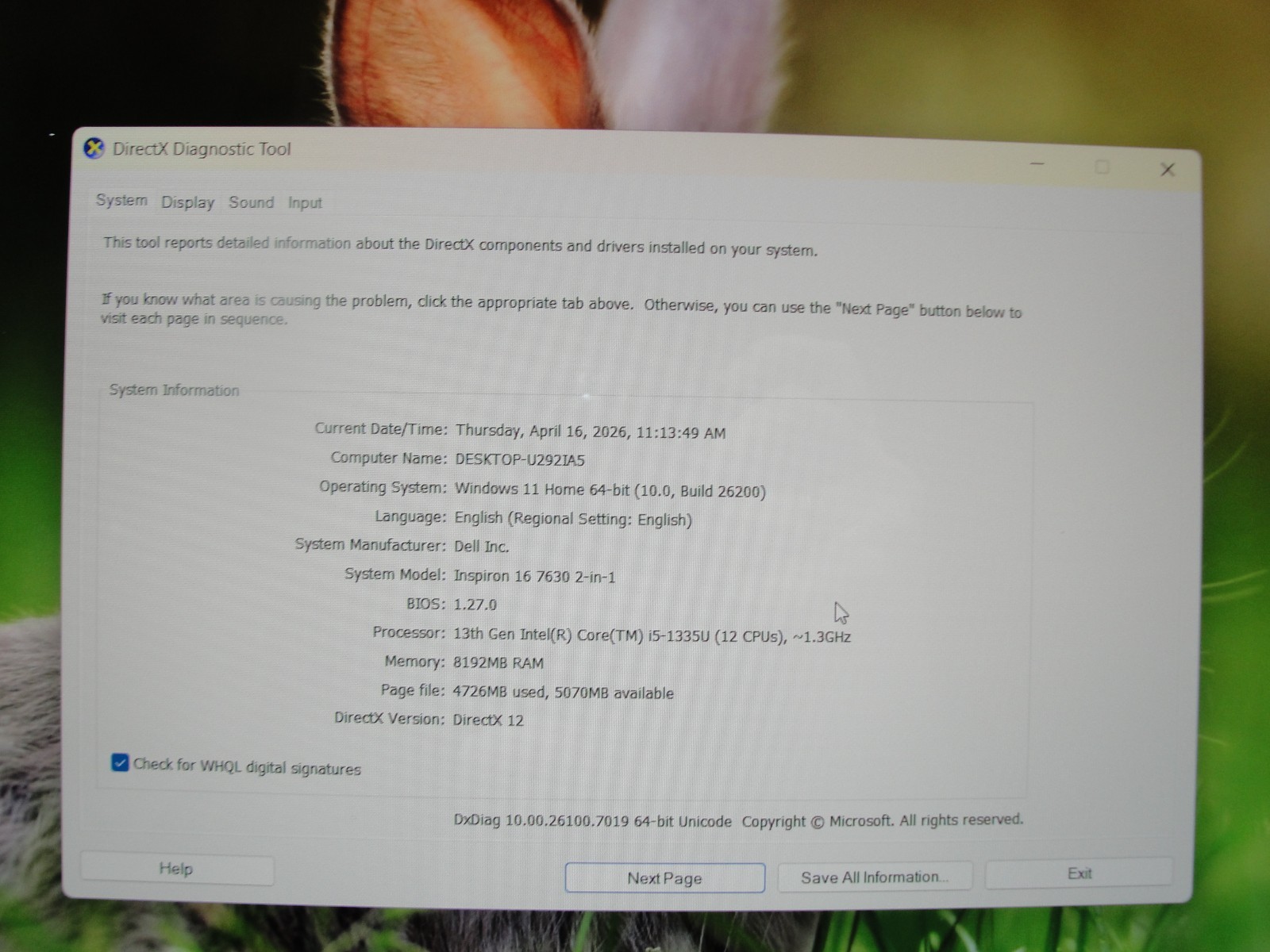 Dell Inspiron 7630 2-in-1 16″FHD+ Touch i5-1335U 1.3GHz 8GB RAM 512GB SSD +P/A