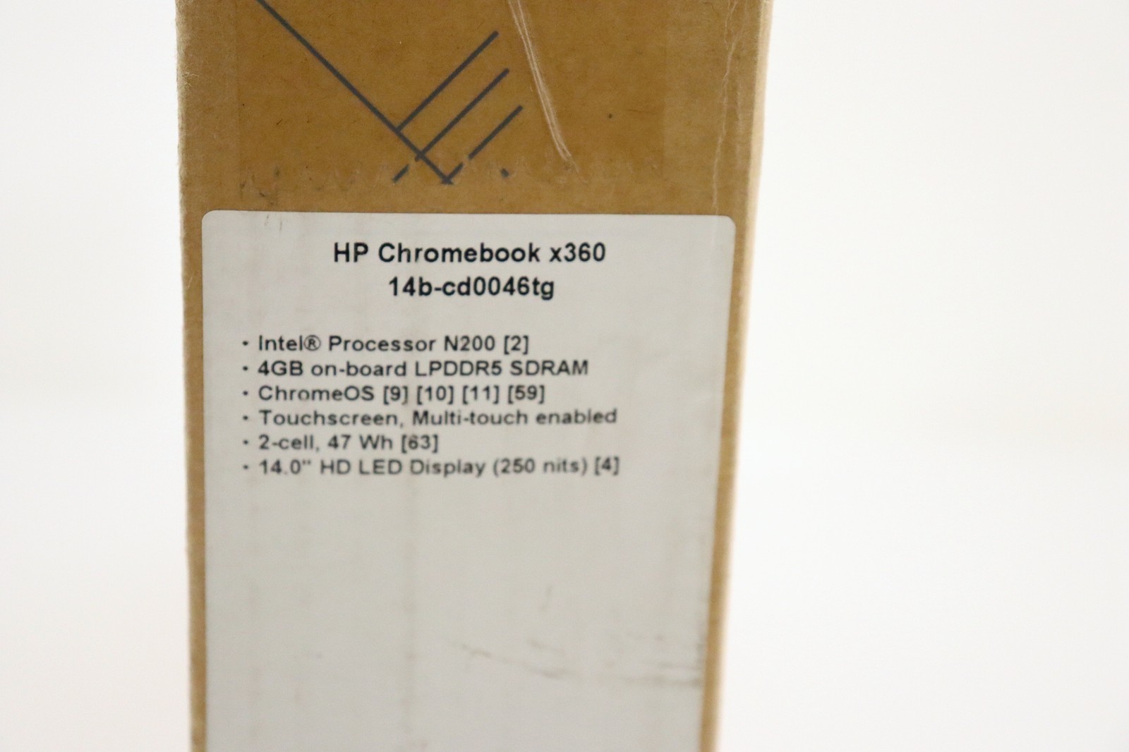 HP Chromebook X360 14″ 14B-CD0046TG Touch Intel Processor N200 4GB 128GB UFS