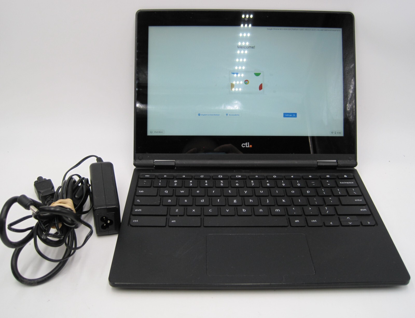 CTL J5 Chromebook/Tablet 11.6″ Touchscreen 4GB RAM 16GB HDD W/CHARGER QTY AVAIL