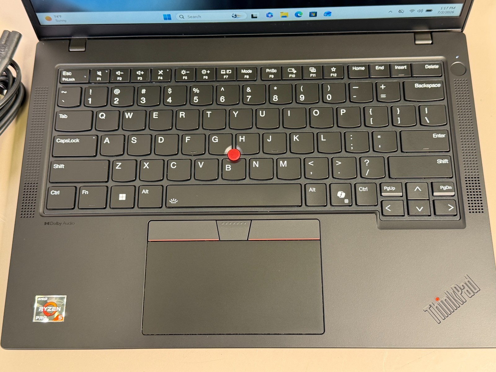 2025 LENOVO THINKPAD P14s GEN 5 AMD RYZEN 5 PRO 8640HS 16GB 512GB SSD 14″ LAPTOP