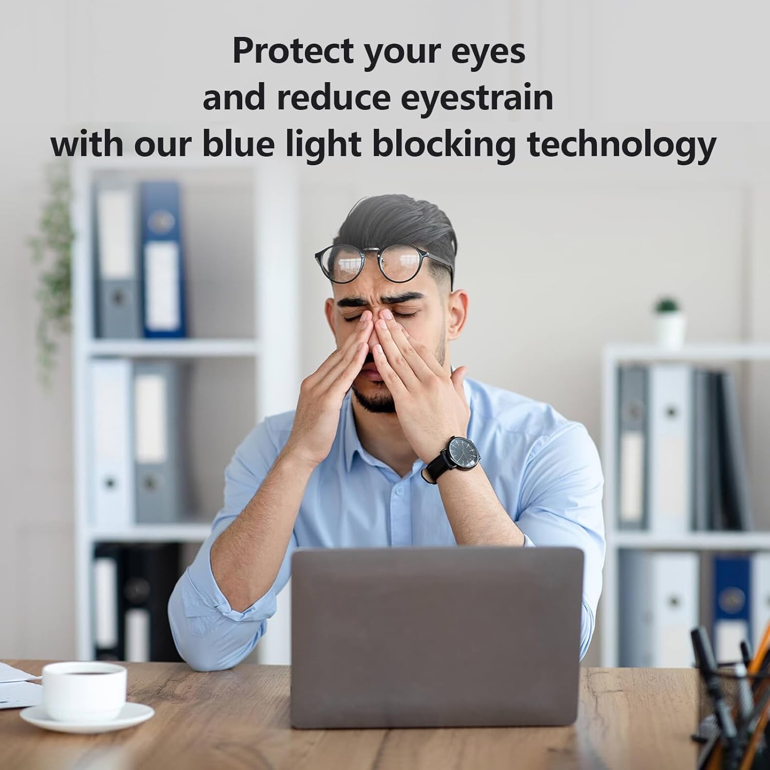 Anti Blue Light Screen Protector for 20 to 22 Inch Monitors – Eye Protection Shi