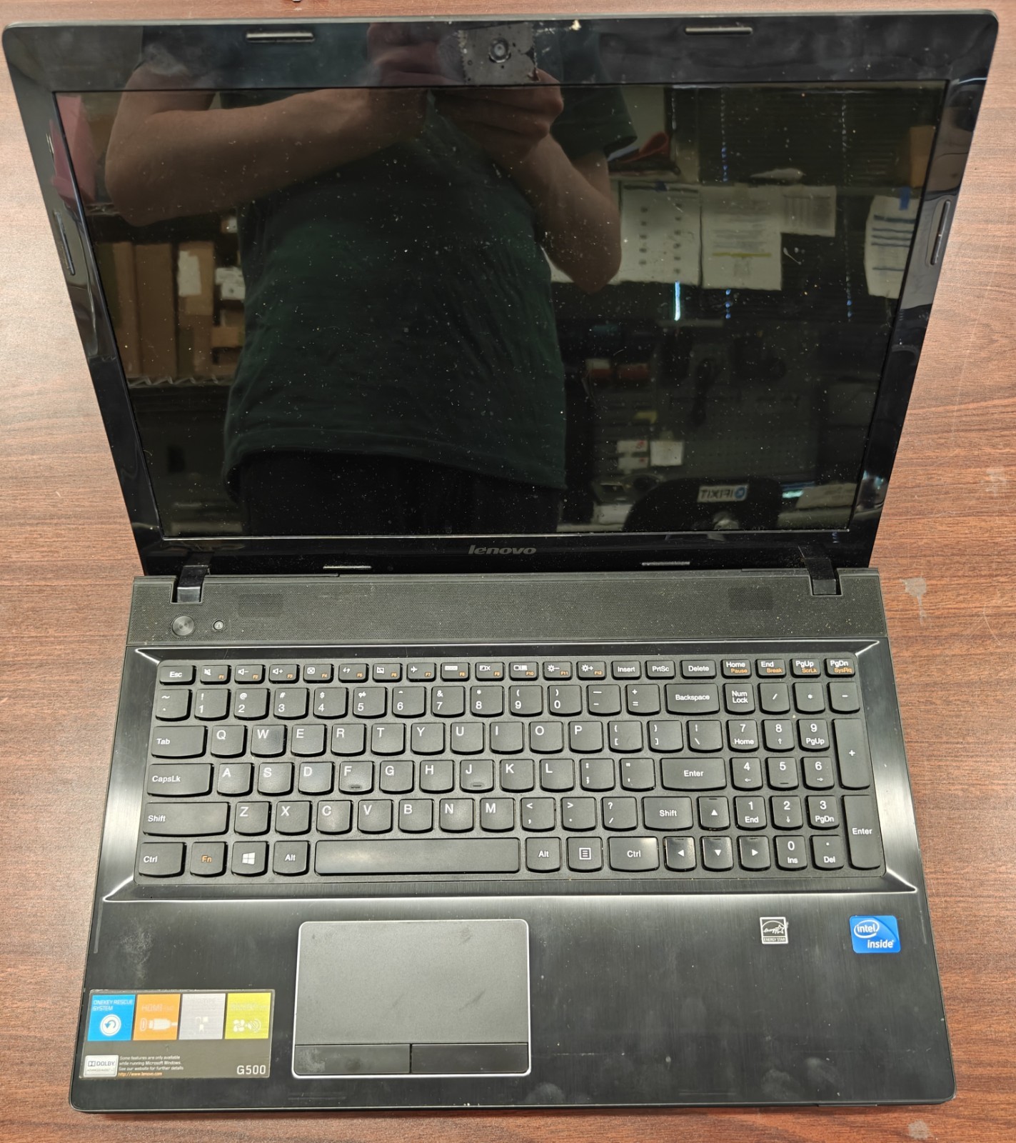 Untested Lenovo G500 20236 Black 15.6″ Display Built-in Webcam Notebook/Laptop