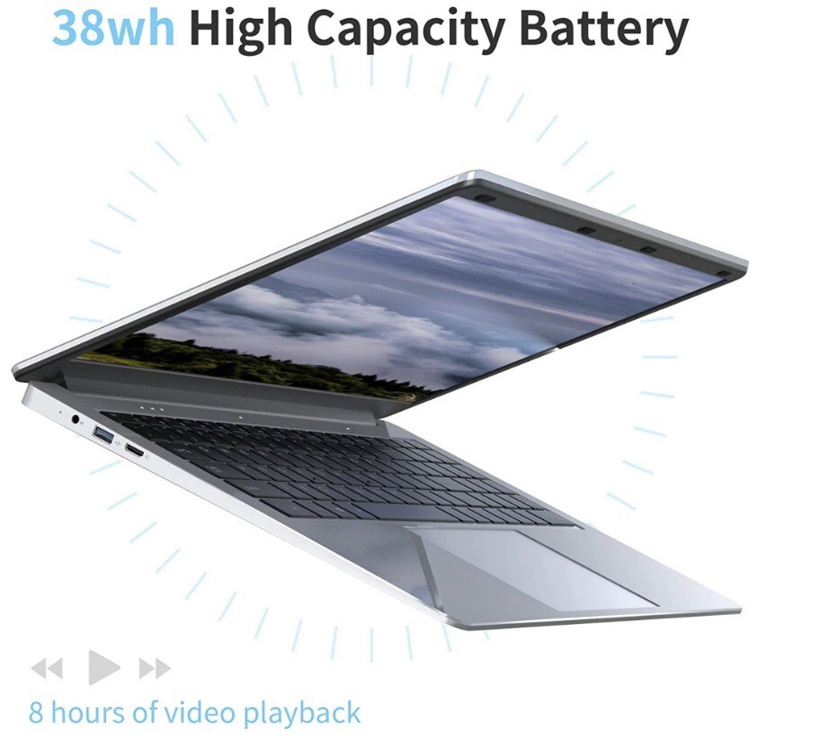SGIN 15.6inch Laptop, Full HD 1920×1080 With 4 Core Intel Up To 2.8GHz