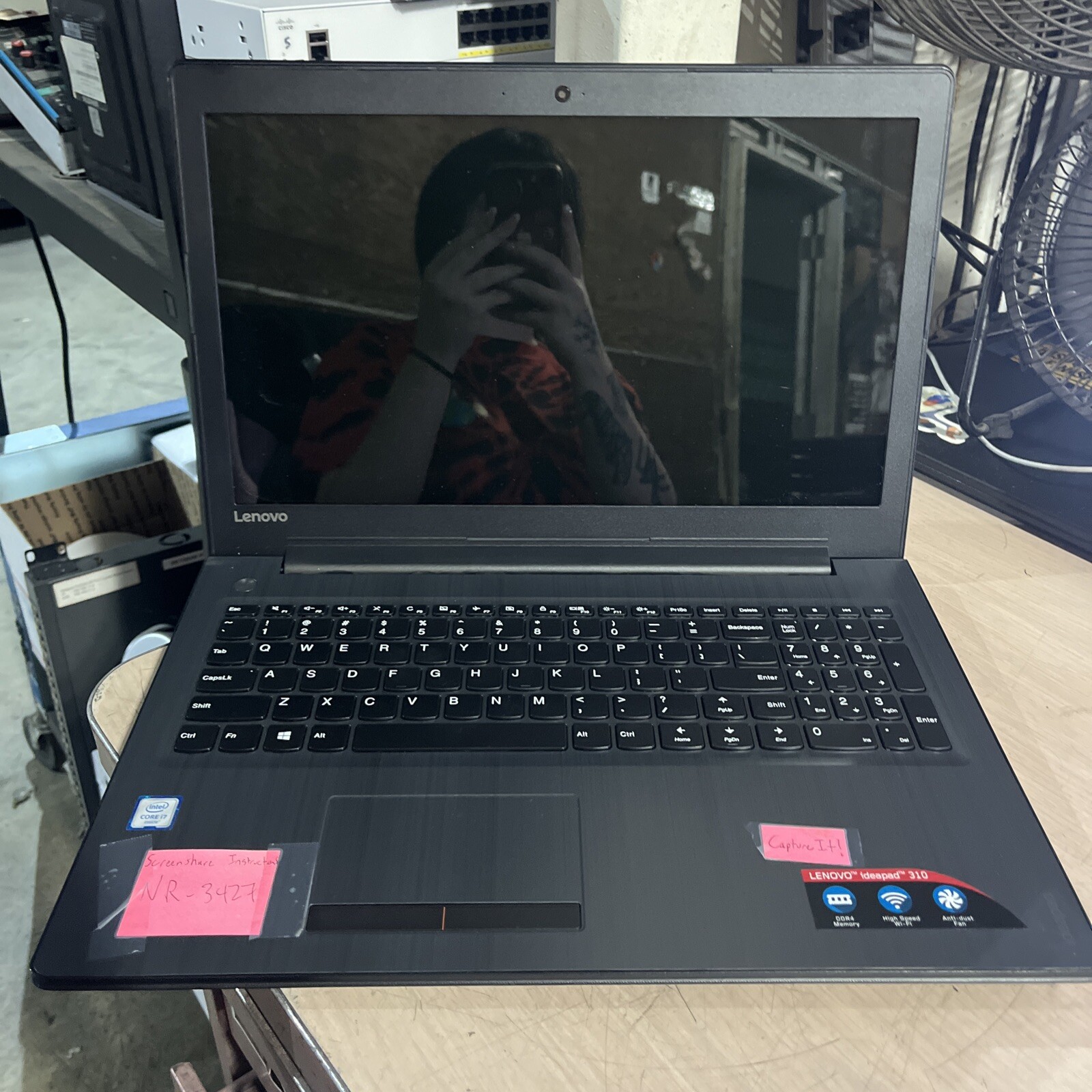 LENOVO IDEAPAD 310-15ISK I7 4GB RAM NO HD :
