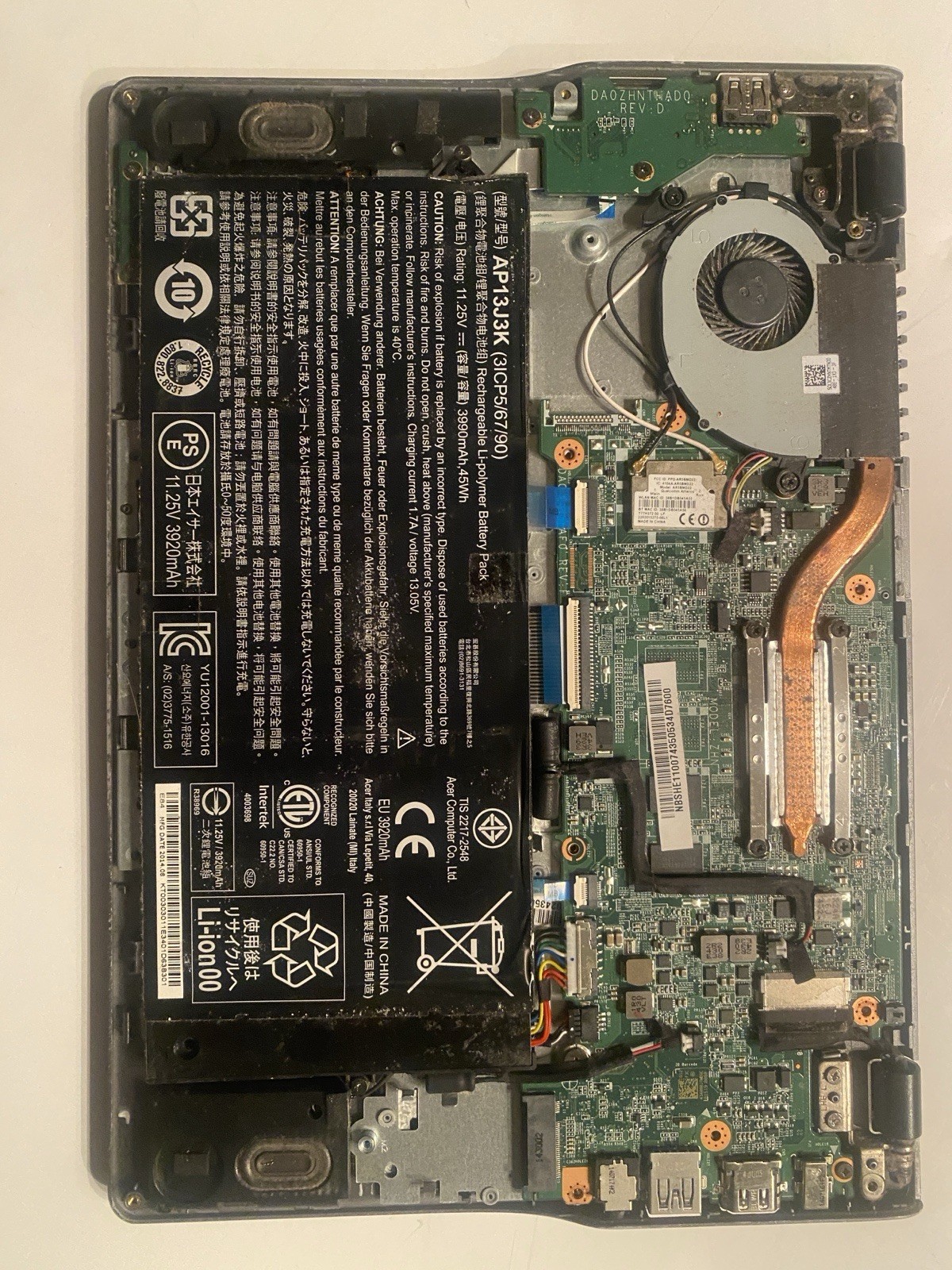 Acer ZHN Chromebook C720 Series 11.6″
