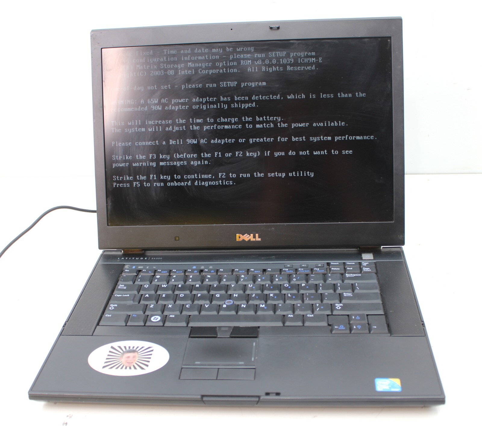 Dell Latitude E6500 Intel Core Duo Laptop 15.4 (No OS, HDD, or Charger) (Sku 31)