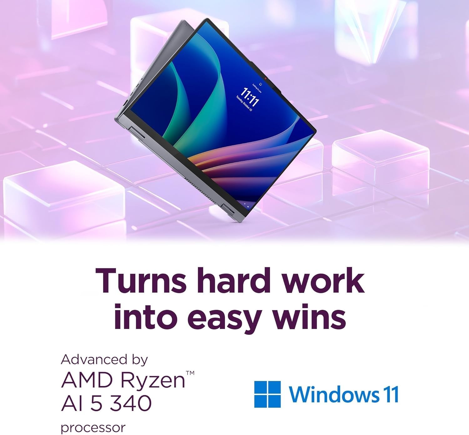 Lenovo IdeaPad 5 2-in-1 16″ WUXGA IPS Touchscreen Display Laptop – AMD Ryzen AI
