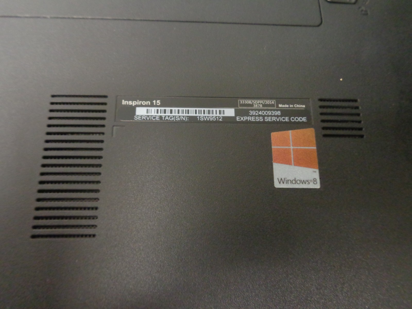 Dell Inspiron 15 3542 Core i3-4030U 1.9GHz 8GB RAM 500GB SSD 15.6″ Touch Win10