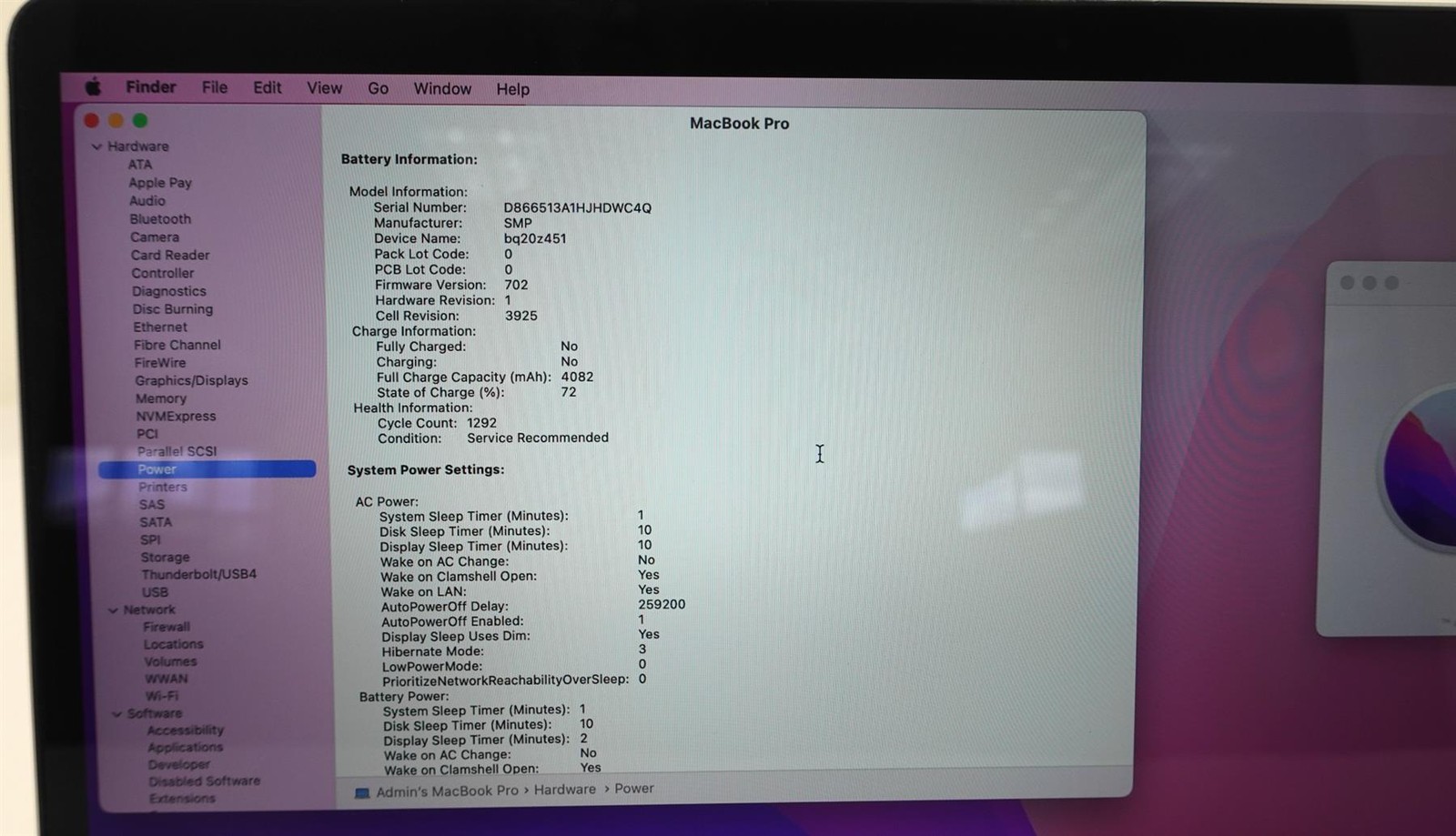 Apple MacBook Pro 2016 A1707 15.4″ Retina i7-6700HQ 16GB 256GB SSD Laptop