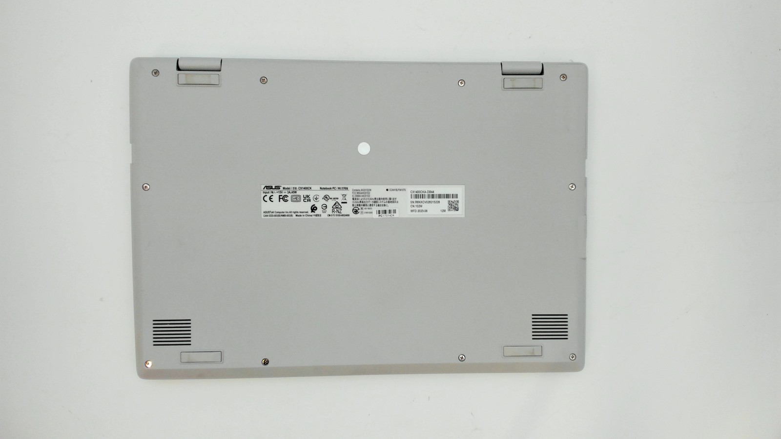 Asus Chromebook CX1 14″ Intel Celeron N4500 4GB 64GB CX1400CKA-DB44 PC1701424