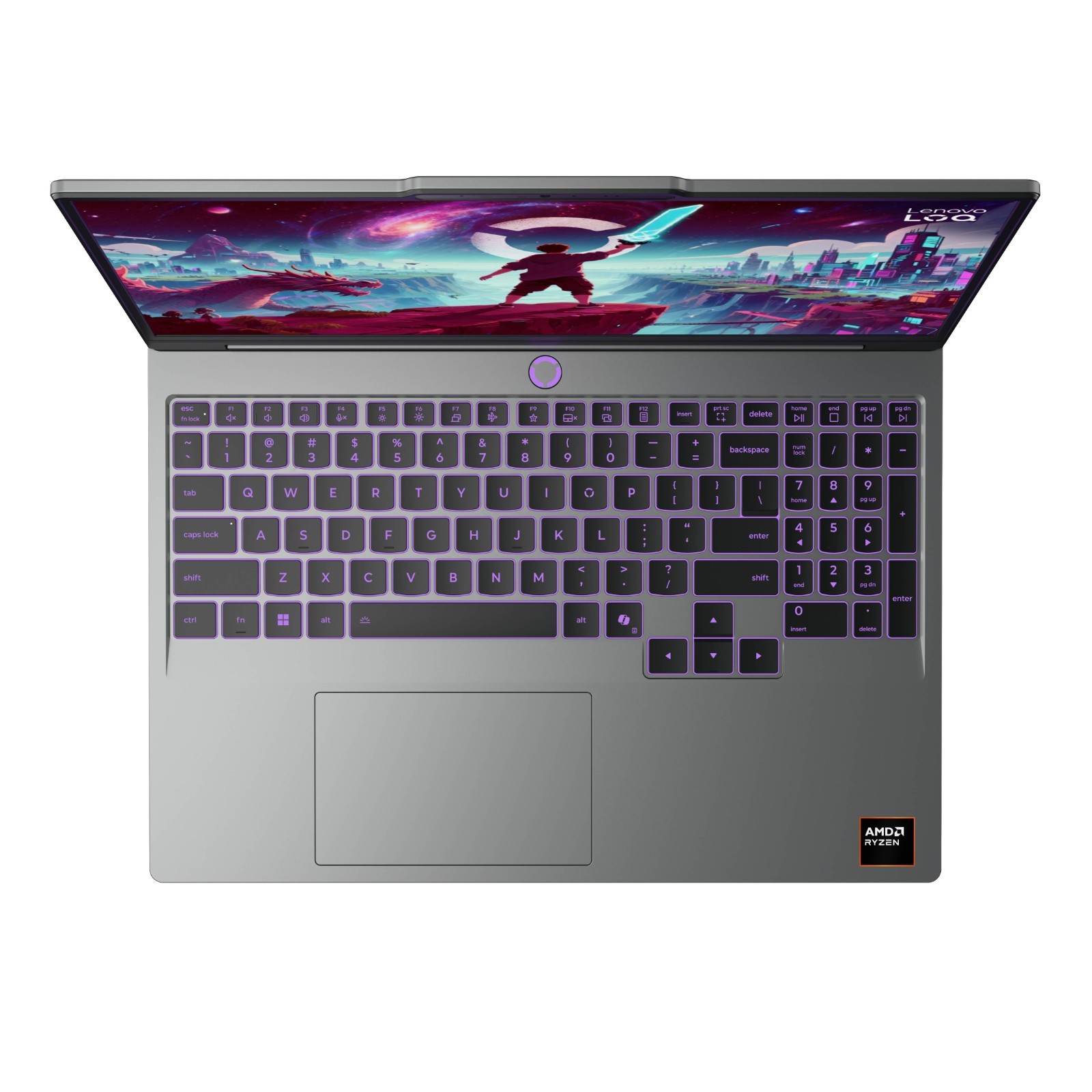Lenovo LOQ 15.3 WUXGA 165Hz AMD Ryzen 7 250 RTX 5060 AI Laptop 16GB RAM 512GBSSD