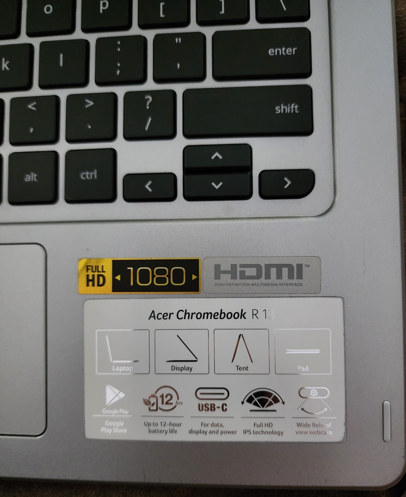 Acer Chromebook 15 N16Q10 15.6″ MT8173 2.1GHz 4GB RAM 2GB SSD